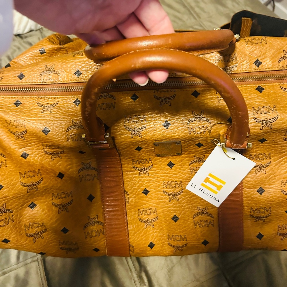 COPY - MCM Travel Duffel bag 21x11, purchased from @brandauthentic.Beautiful ba…